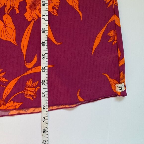 Toad&Co Sunkissed Tank Pink Orange Size Medium NWT - Picture 6 of 8